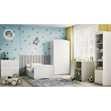 Babydreams fehér mintás ágy fiókos, matrac 160/80 gyermekágy