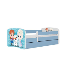 Babydreams kék Fagyasztott ágy fiókos latex matraccal 160/80 gyermekágy