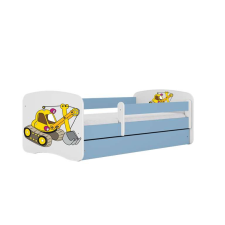 Babydreams kék kotróágy fiók nélkül, matrac nélkül 160/80 gyermekágy