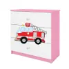  Babydreams rózsaszín tűzoltó komód
