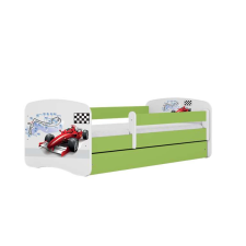 Babydreams zöld formula ágy fiókos, latex matrac 160/80 gyermekágy