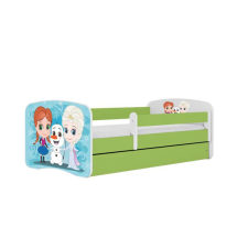  Babydreams zöld iceland ágy fiókkal matrac nélkül 160/80 gyermekágy