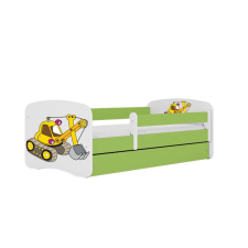 Babydreams zöld kotróágy fiók nélkül, matrac nélkül 160/80 gyermekágy