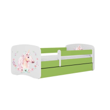  Babydreams zöld lóágy fiókos, kókusz matrac 160/80 gyermekágy
