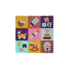 Babygreat World of Toys kirakószőnyeg 92x92 cm játszószőnyeg
