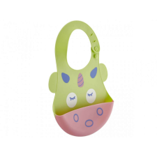 BabyJem Soft Baby Bib Szilikon vállpántos vállpántos (Szín: Kék) előke