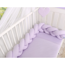 BabyLion Prémium Fonott rácsvédő - Lila babaágynemű, babapléd