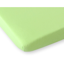 BabyLion Prémium Gumis Jersey lepedő - 60x120 - Alma zöld babaágynemű, babapléd