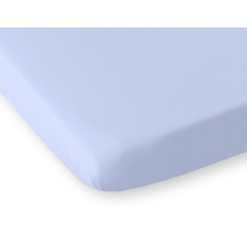 BabyLion Prémium Gumis Jersey lepedő - 70x140 - Baba kék babaágynemű, babapléd