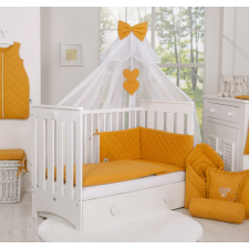 BabyLion Prémium Royal 5 részes ágyneműhuzat szett - Mustár babaágynemű, babapléd
