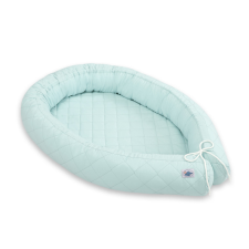 BabyLion Prémium Royal babafészek és rácsvédő - Menta babafészek