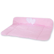BabyLion Prémium textil Pelenkázó lap - Szív #rózsaszín pelenkázó matrac