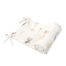 BabyLion Prémium Univerzális rácsvédő (150 cm) - Alvó állatkák babaágynemű, babapléd