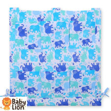 BabyLion Prémium Zsebes tároló kiságyra - Elefánt #kék lakástextília