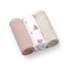 Babyono BabyOno textilpelenka színes 3db gyûrt muszlin szürke 828/03 mosható pelenka