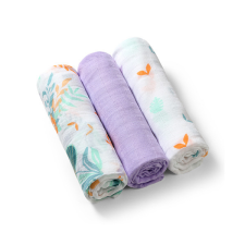 Babyono Bambusz pelenka 3 db - lila mosható pelenka