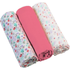 Babyono Diaper Super Soft mosható pelenkák Pink 70 × 70 cm 3 db mosható pelenka