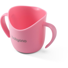  BabyOno ergonomikus tanulópohár 120 ml - rózsaszín (5901435413760) kulacs, kulacstartó