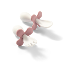  BabyOno evőeszköz-készlet - ergonomikus, dobozzal mályva 969/01 babaétkészlet