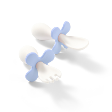 Babyono evőeszköz-készlet - ergonomikus, dobozzal pasztell kék 969/05 babaétkészlet