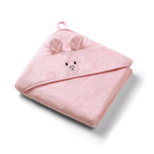 Babyono fürdõlepedõ kapucnis bambusz 100x100cm egérfülekkel rózsaszín 1553/01 babatörülköző, kifogó
