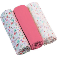  BABYONO Muszlin pelenka - Super soft 3 db - rózsaszín mosható pelenka
