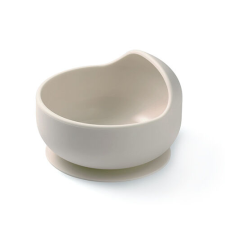 BABYONO Szilikon tányér tapadókoronggal - beige 6h+ babaétkészlet