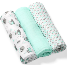 Babyono Take Care Natural Diapers mosható pelenkák 70 x 70 cm Mint 3 db mosható pelenka