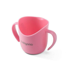 Babyono tanulópohár - ergonómikus 6hó rózsaszín 1463/04 itatópohár