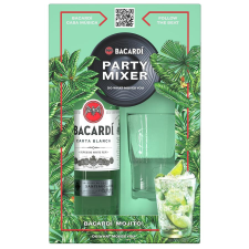  Bacardí Carta Blanca rum DD pohárral DRS (0,7L / 37,5%) rum