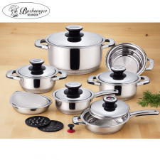  Bachmayer 17 részes edénykészlet 9 Rétegű Rozsdamentes Acél BM-1762 edény