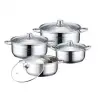  Bachmayer 8 db-os inox alacsony lábas készlet
