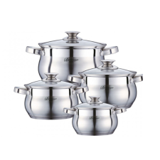 BachMayer 8 részes inox edénykészlet BM-15833 edény