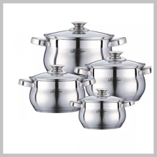  Bachmayer 8 részes nemes acél edénykészlet BM-283 edény