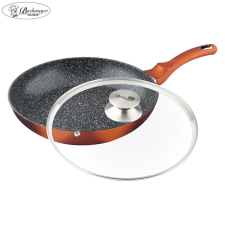 Bachmayer márvány bevonatú serpenyő 30 cm cooper üveg fedővel BM-7753-30 edény