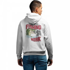Bad day of fishing - Unisex Zipzáros Pulóver női pulóver, kardigán