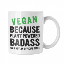  Badass Vegan - Fehér Bögre bögrék, csészék