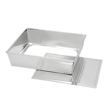 Bádog tepsi, kivehető alj 36.6 x 25 cm sütés és főzés