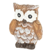  Bagoly 2,4x2,1x3,5 cm S/4 dekorációs kellék