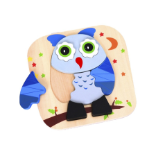  Bagoly fa 9 darabos puzzle puzzle, kirakós