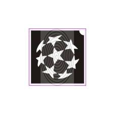 Bajnokok ligája logo (csss0046) csillámtetoválás