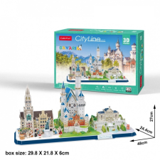 Bajorország 3D Puzzle Város Panoráma puzzle, kirakós