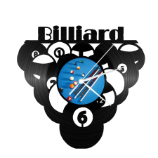 Bakelit falióra - Biliárd golyók, Bakelit falióra - Biliárd golyók falióra