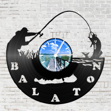 Bakelit óra - Balatoni horgász (WDWR-bko-00224) falióra