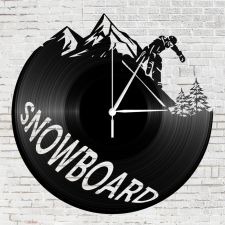Bakelit óra - snowboard, Bakelit óra - snowboard falióra