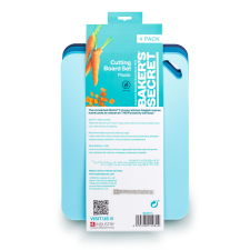 Baker's Secret 4 darabos vágódeszka szett - 38 x 29 cm konyhai eszköz