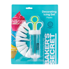 Baker's Secret 9 részes tortadíszítő tubus sütés és főzés