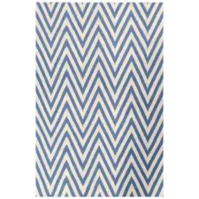 Bakero Bakero Kelim Zig Zag light blue Szőnyeg (155x240 cm) lakástextília