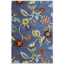 Bakero Flowers 1510 blue (122x183 cm) lakástextília