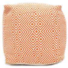  Bakero Pouf Martos orange/white (40x40 cm) lakástextília